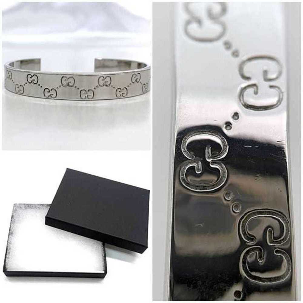 Gucci Bangle Silver Shima Line ec-20387 Ag 925 SILVER GUCCI Bracelet Ladies - Picture 11 of 11